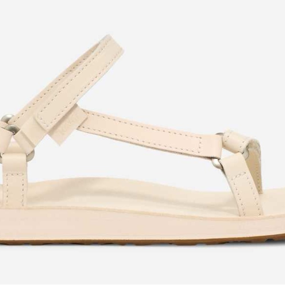 Teva Cream Original Universal Slim Leather Sandal